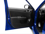  Inside of driver's side open door, window open photo